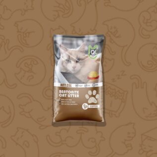 Bentonite Cat Litter - Coffee Scented 25L